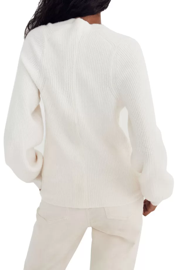 square neck pullover sweater